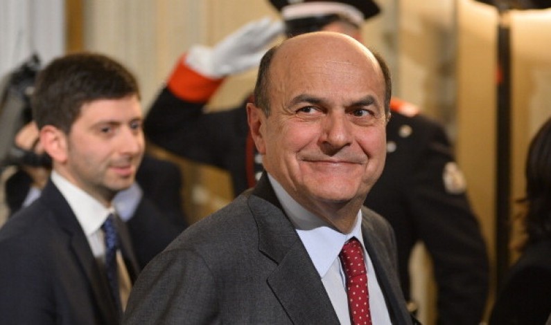 Bersani: «Anche la politica deve guarire»