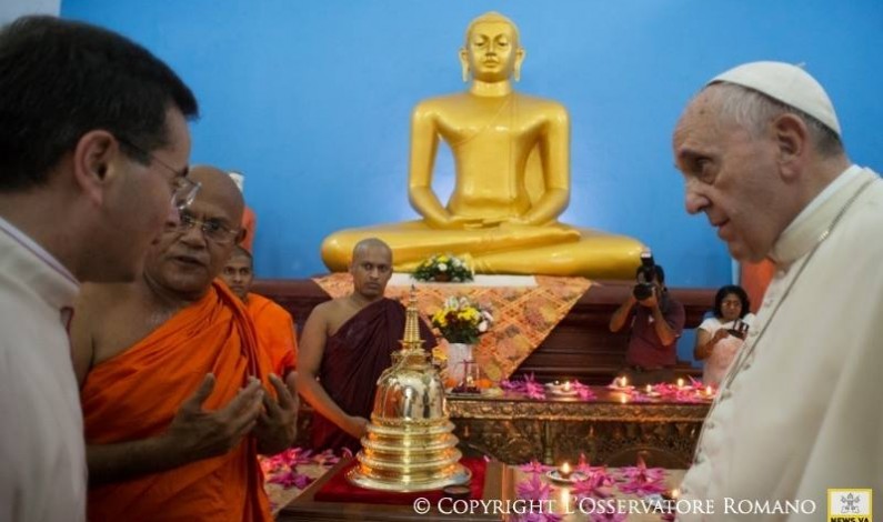 Papa Francesco invitato a visitare il tempio buddista