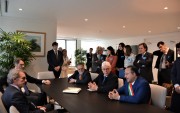 La delegazione di Ventotene consegna la chiave d’Europa a David Sassoli