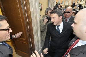 Roma, incontro Renzi e Berlusconi nella sede del PD